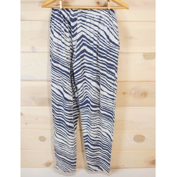 Vintage Yankees Zubaz Pants Size Medium MLB Baseball Made in USA Blue Zebra - Picture 3 of 12